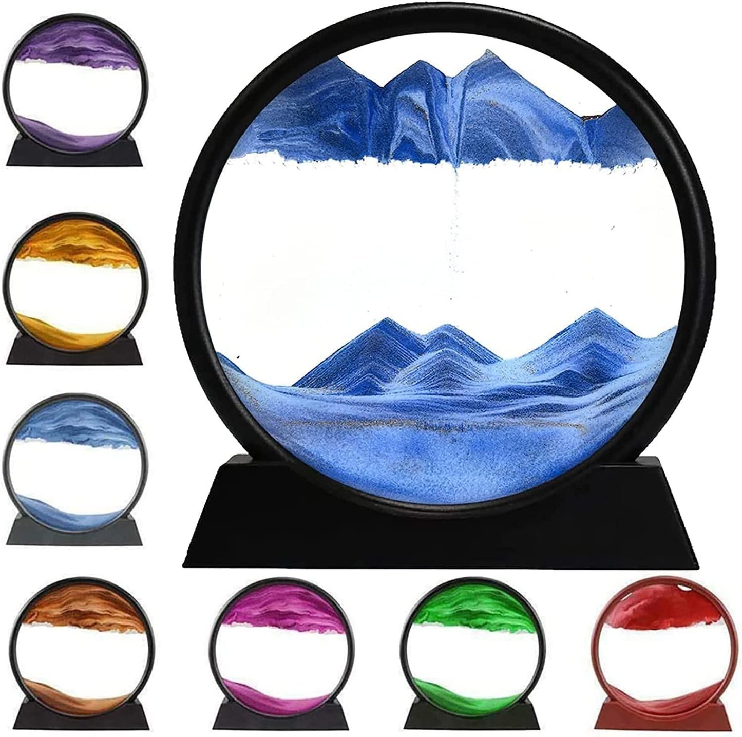 Ever-Changing Ocean in a Glass Art