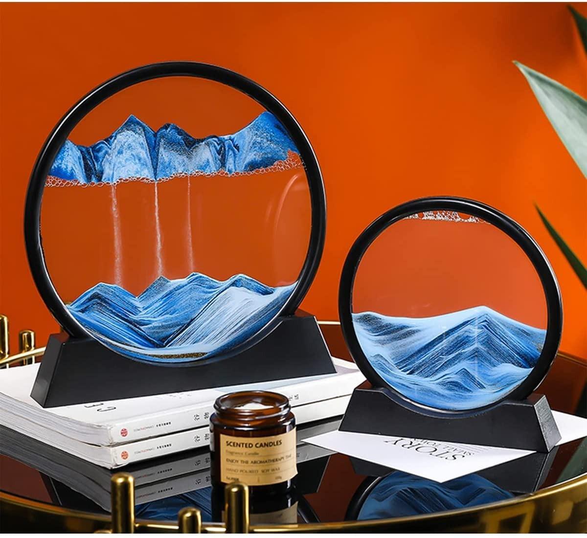 Ever-Changing Ocean in a Glass Art