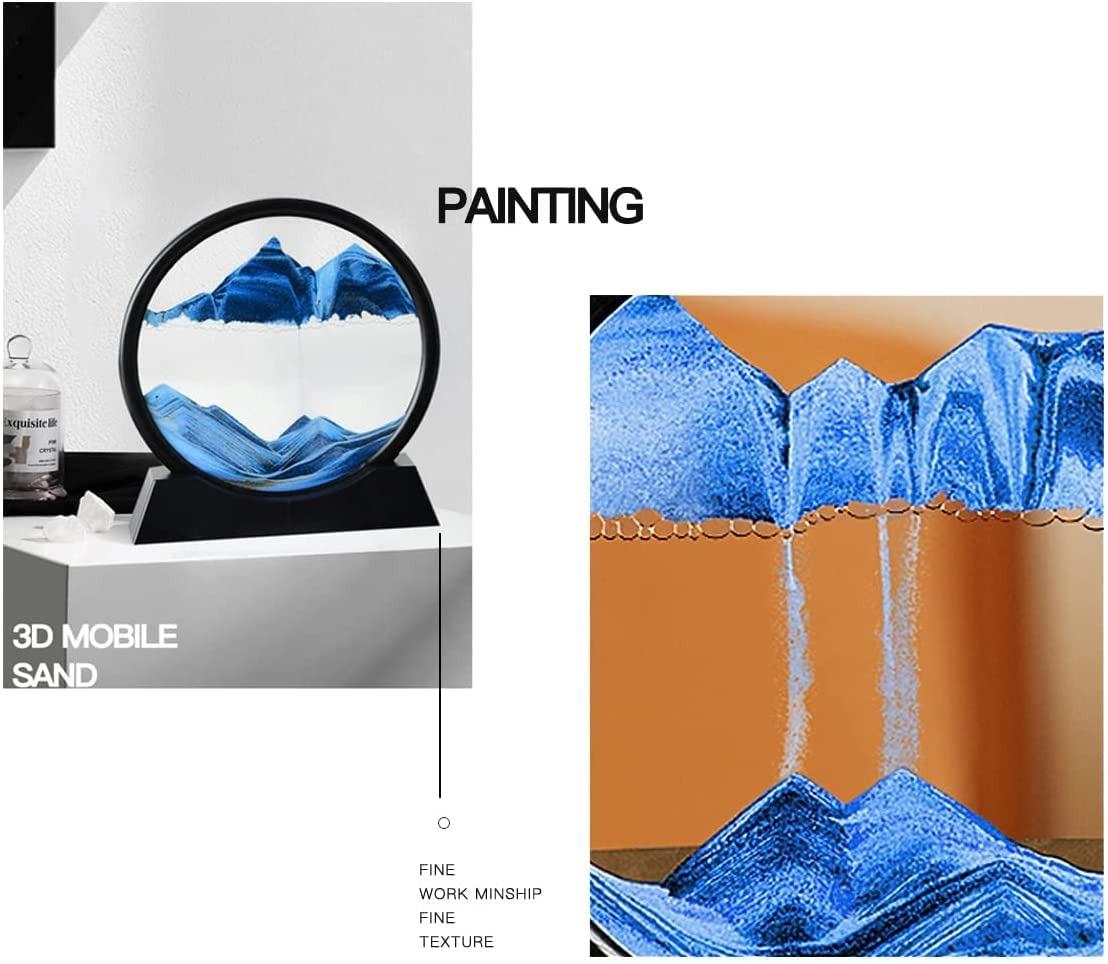 Ever-Changing Ocean in a Glass Art